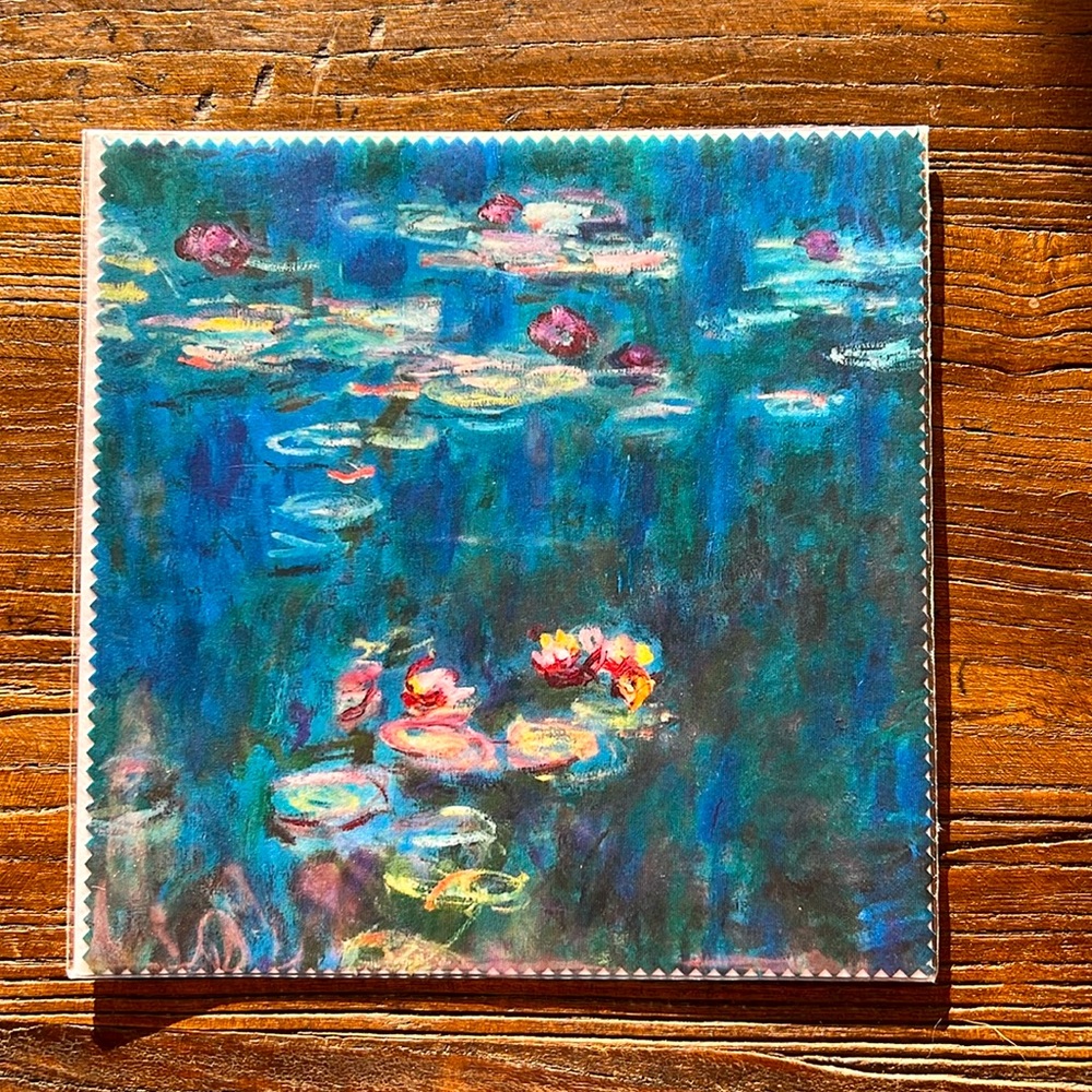 Microfiber cloth Monet Water Lillies Nympheas Impressionist phone laptop screen